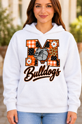 Martinsburg Bulldogs design 9 White Hoodie