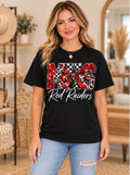 Meyersdale MHS Patchwork Bow T-Shirt – Black