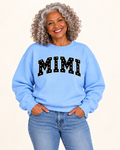 MIMI Light Blue Polka Dot Crewneck on older Black woman