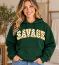 Mount Savage Polka Dot Forest Green Hoodie