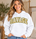 Mount Savage Polka Dot White Hoodie
