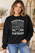 Northern Bedford County NBC Paw Black Crewneck