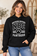 Northern Bedford County NBC Paw Black Hoodie