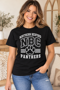 Northern Bedford County NBC Paw Black T-Shirt
