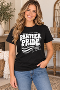 Northern Bedford County Panther Pride Retro Black T-Shirt
