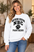 Northern Bedford County NBC Paw White Crewneck