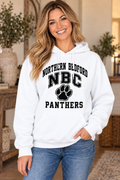 Northern Bedford County NBC Paw White Hoodie