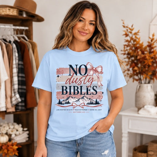 No Dusty Bibles — Light Blue