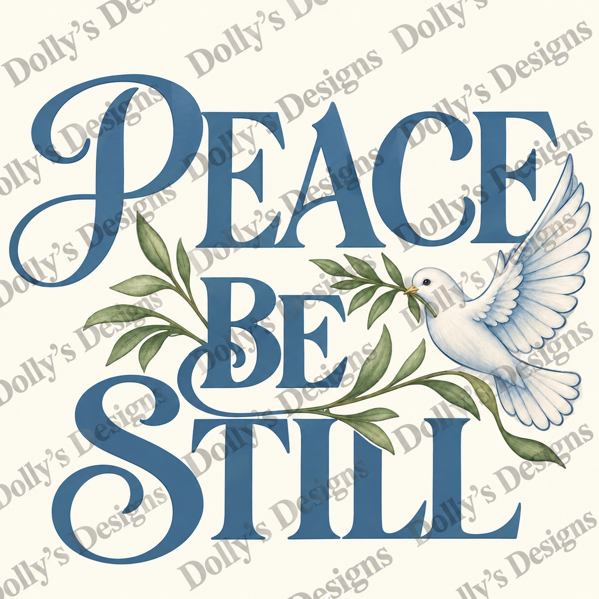 Peace Be Still — watermarked preview; purchase includes clean PNG
