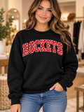 Black Rockwood Rockets Polka Dot Crewneck mockup