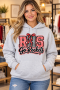 Ash Rockwood Rockets RHS Go Rockets Bow Hoodie mockup
