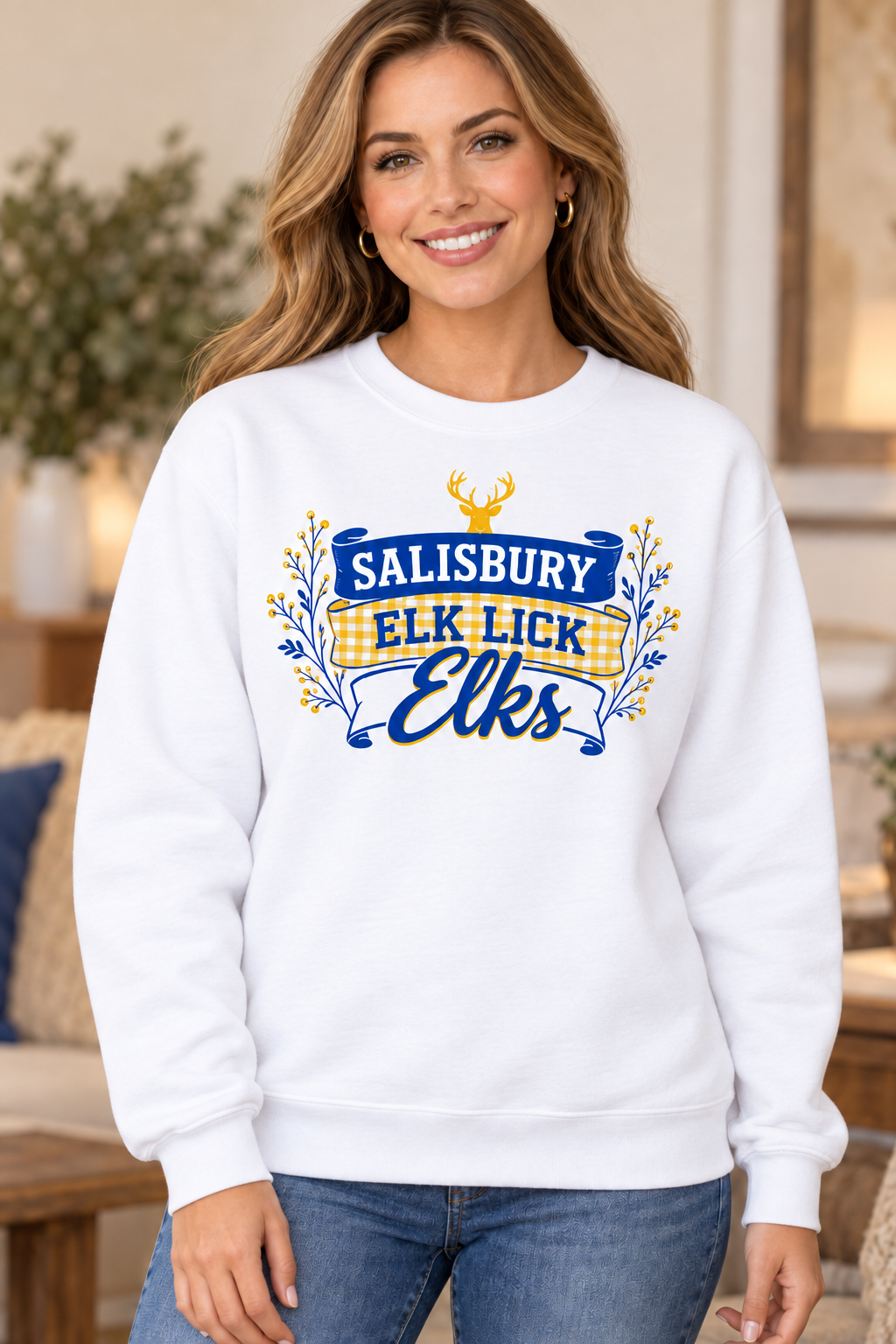 Salisbury-Elk Lick Elks design 11 – Crewneck