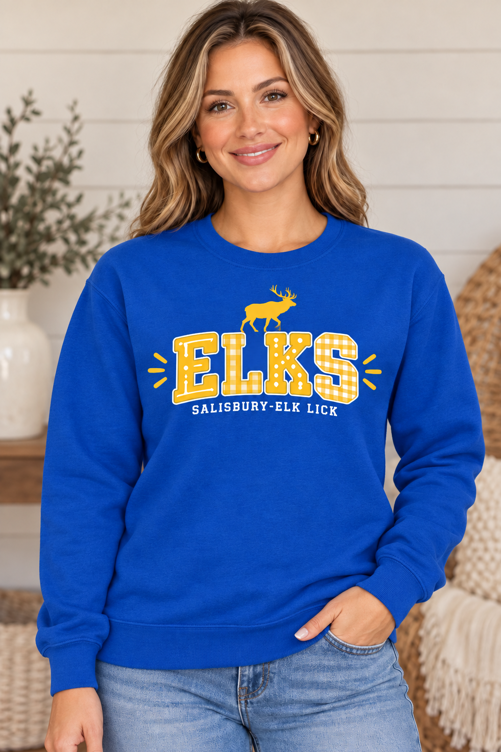 Salisbury-Elk Lick Elks design 12 – Crewneck