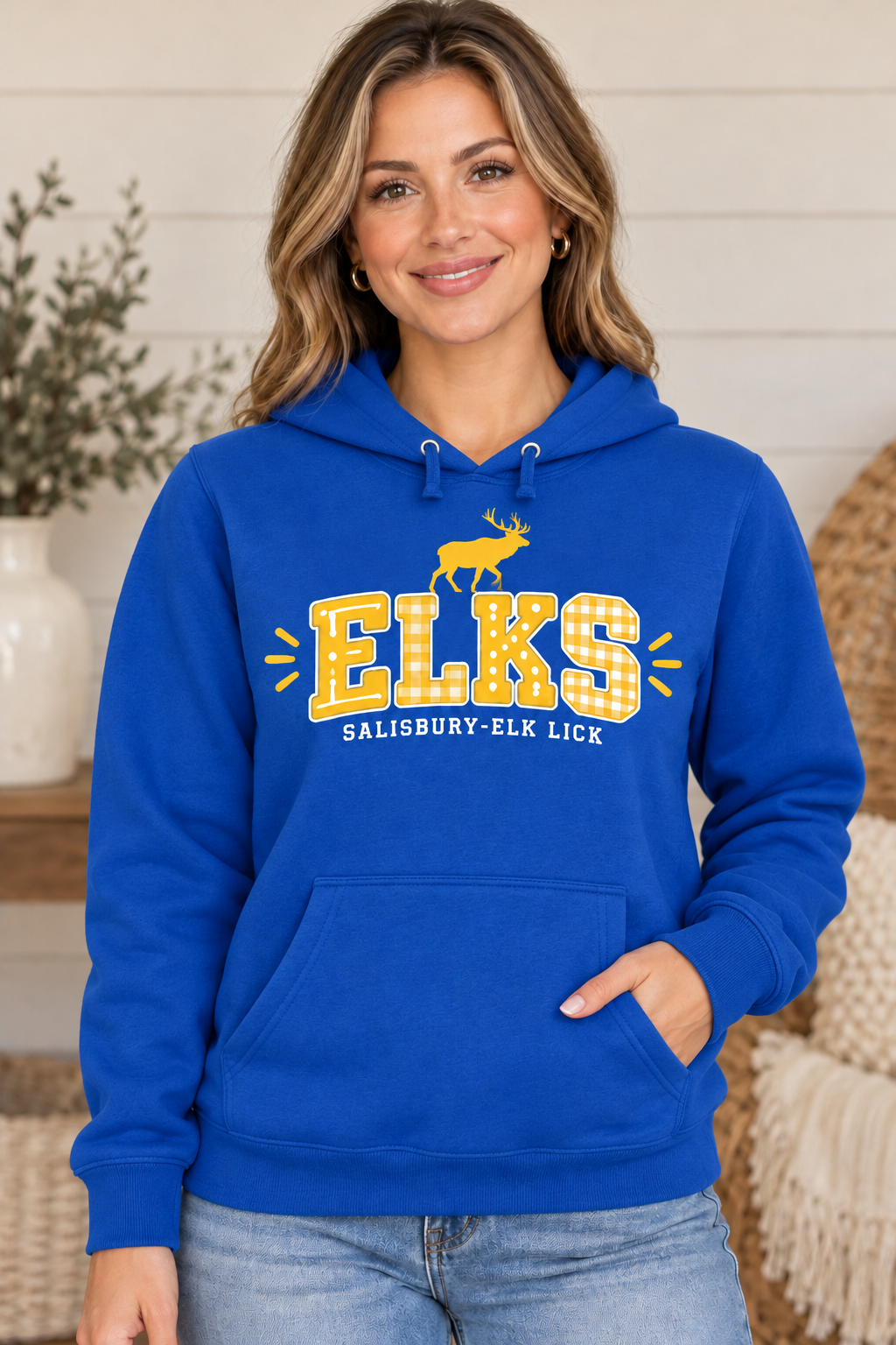 Salisbury-Elk Lick Elks design 12 – Hoodie