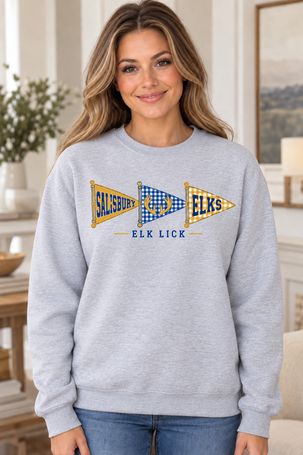 Salisbury-Elk Lick Elks design 3 – Crewneck