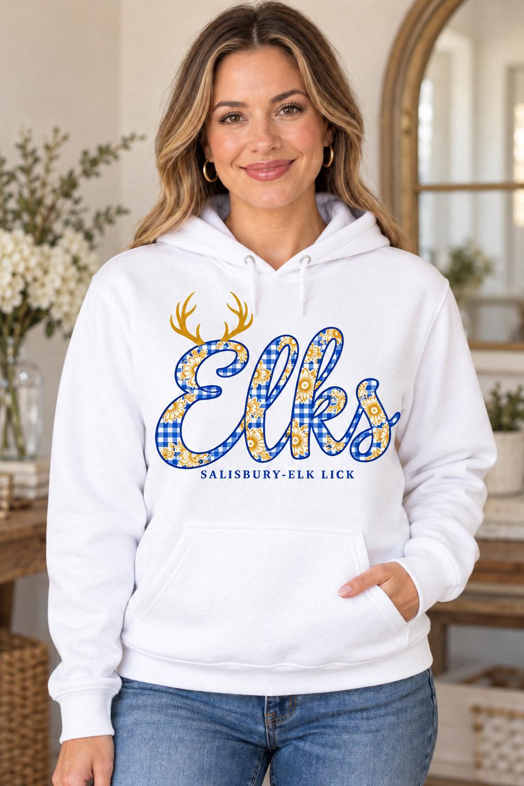 Salisbury-Elk Lick Elks design 7 – Hoodie