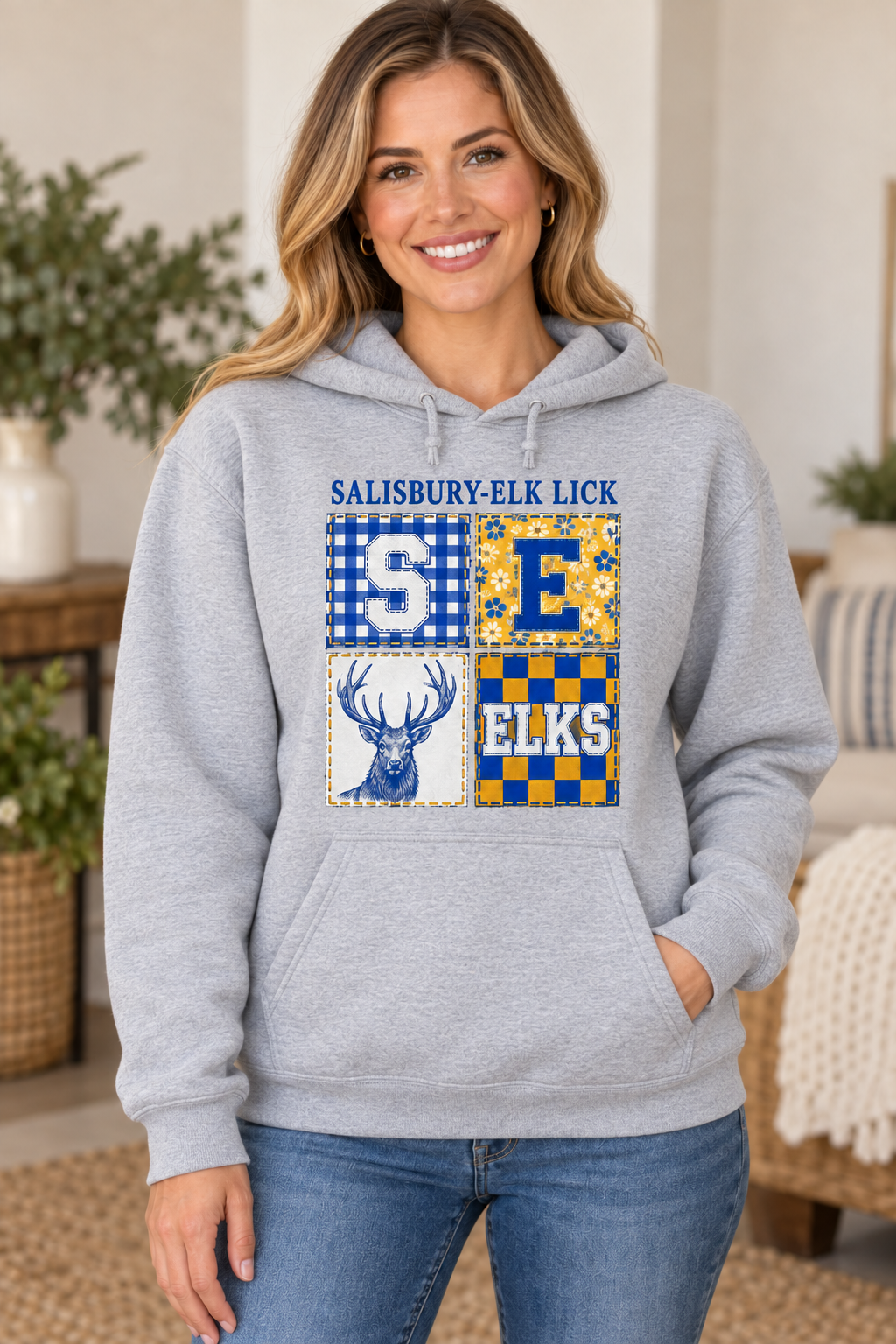 Salisbury-Elk Lick Elks design 8 – Hoodie