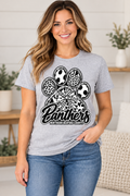 Northern Bedford County Panthers T-Shirt female model mockup