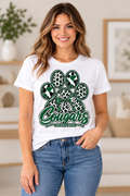 North Star Cougars T-Shirt female model mockup