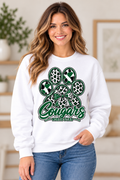 North Star Cougars Crewneck female model mockup