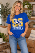 Shanksville-Stonycreek Vikings varsity-mascot T-shirt in Royal Blue