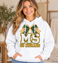 Mount Savage MS Go Indians Bow White Hoodie