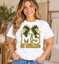 Mount Savage MS Go Indians Bow White T-Shirt