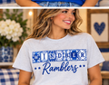 Windber Ramblers Quilt Patchwork Ash Gray T-Shirt
