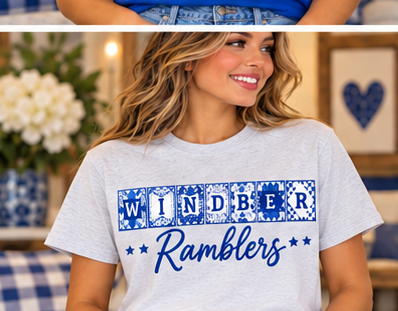 Windber Ramblers Quilt Patchwork Ash Gray T-Shirt