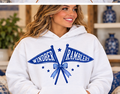 Windber Ramblers Vintage Pennants White Hoodie